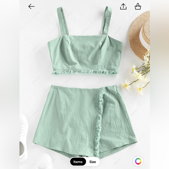 Zaful Pants - ZAFUL shorts set